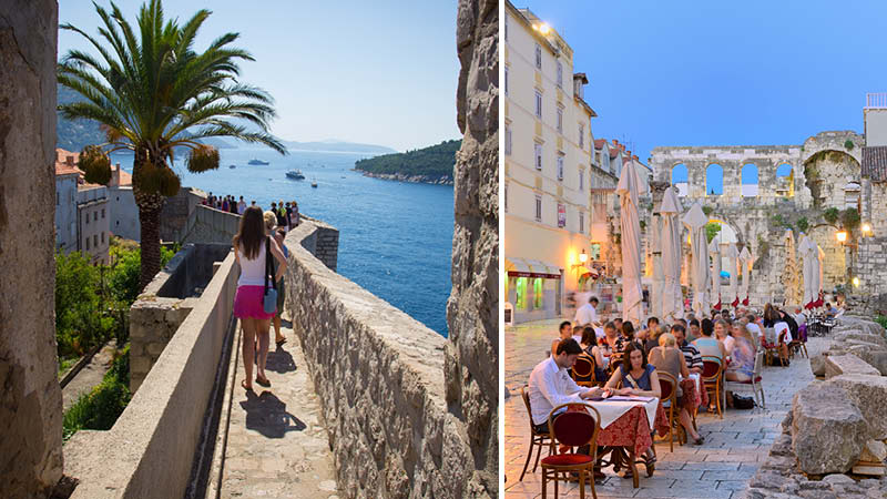 Njut av god mat och blått hav på semester genom Balkan.